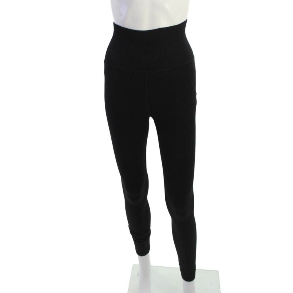 FP Movement Womens Ankle Jeggings Black Nylon Spandex Size XS